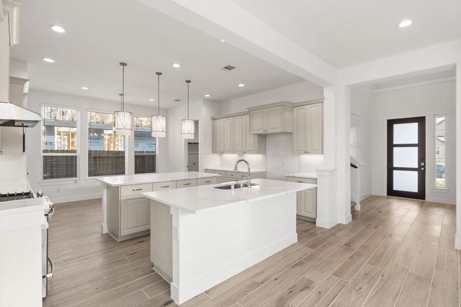 Furnished interior view inside a new home in The Highlands, Porter (Image 9).