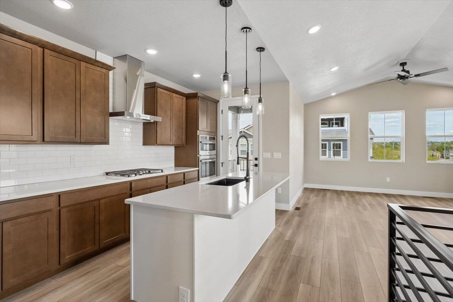 Furnished interior view inside a new home in Pony Park, Colorado Springs (Image 6).