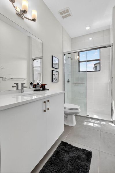 Furnished interior view inside a new home in , Boca Raton (Image 18).