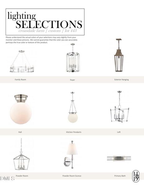 Lighting Selections Lighting Selections