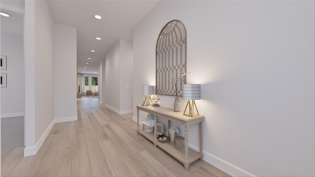 Furnished interior view inside a new home in Oakberry Trails, Waller (Image 23).