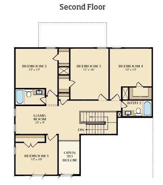 Photos are not of actual home.  They are a representative of home of the same floor plan.