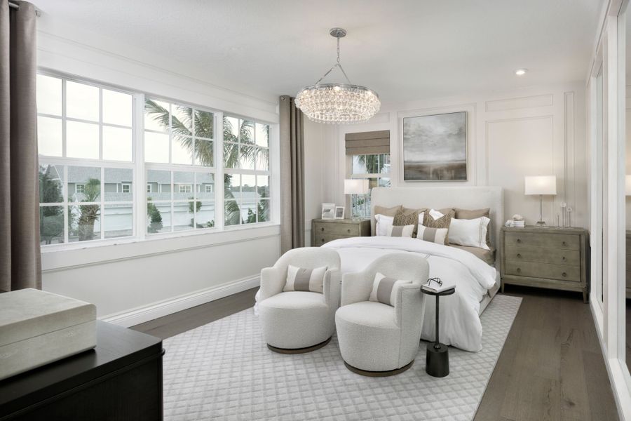 Representative furnished interior of a home built from the Gerbera by Mattamy Homes in Newfield, Palm City (Image 13).