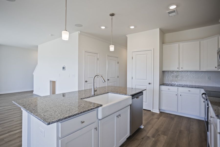 Furnished interior view inside a new home in Providence Station at Trolley Run, Aiken (Image 8).