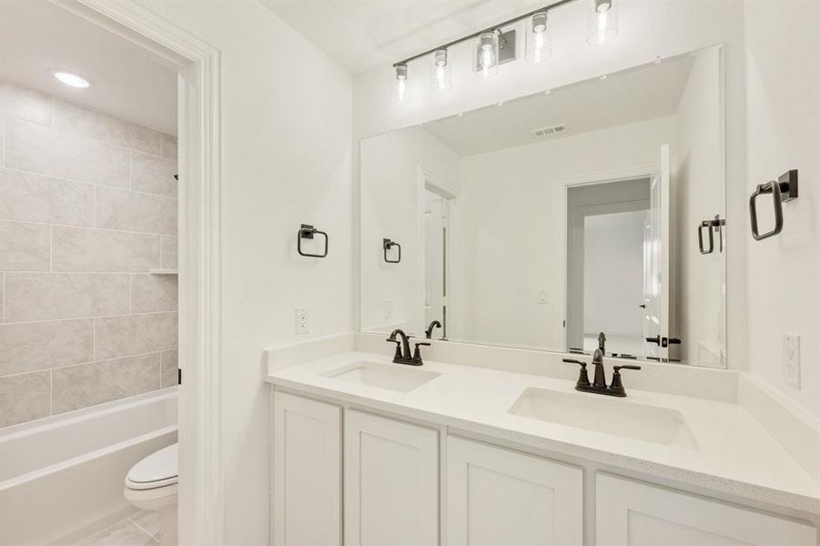 Furnished interior view inside a new home in Painted Tree Woodland District 50, McKinney (Image 13). Furnished interior view inside a new home in Painted Tree Woodland District 50, McKinney (Image 13).