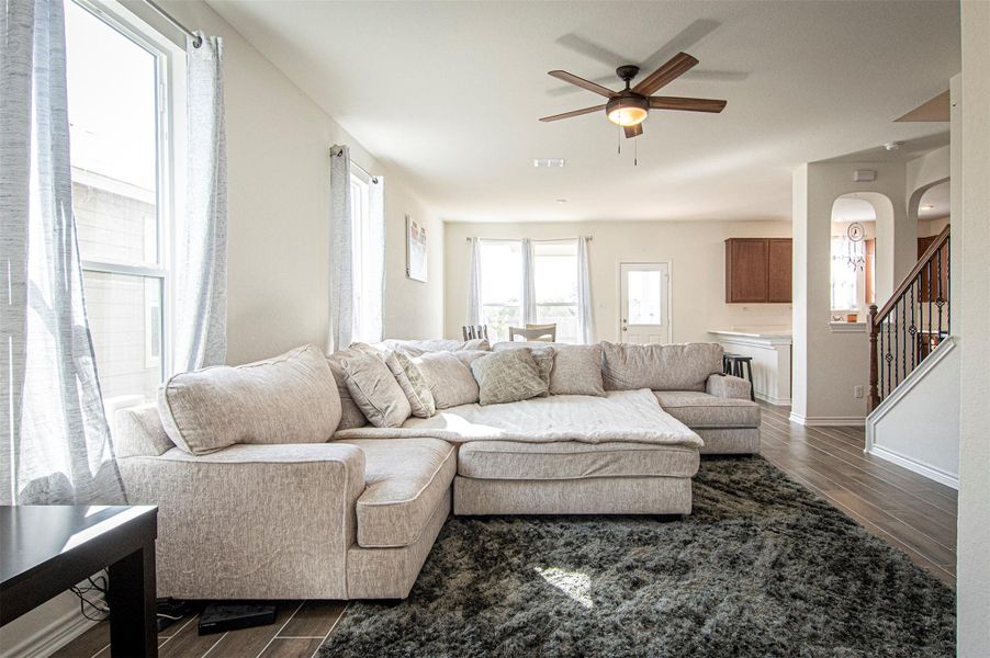 Furnished interior view inside a new home in , New Braunfels (Image 13).