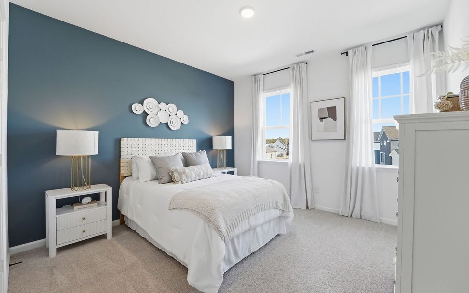 Furnished interior view inside a new home in Wendell Falls, Wendell (Image 16).