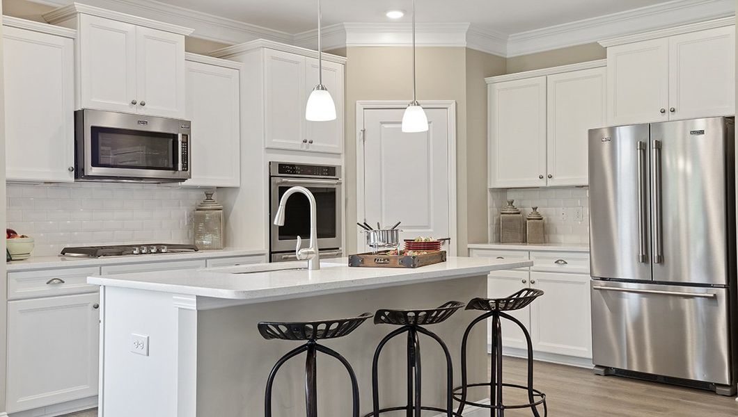 Representative furnished interior of a home built from the Windsor by D.R. Horton in Harrison Valley, Simpsonville (Image 8).