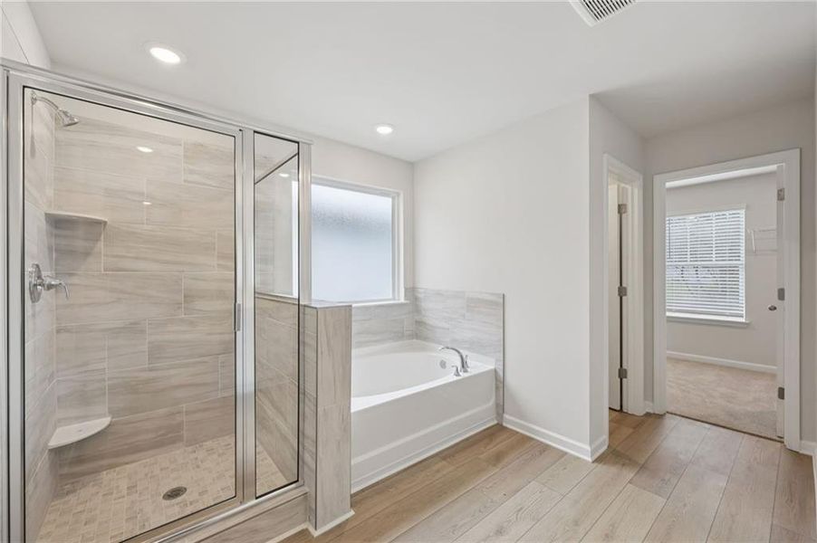 Furnished interior view inside a new home in Westmont Preserve, Powder Springs (Image 9).
