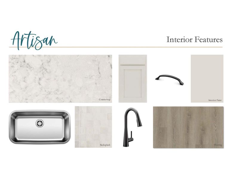 Sample of building materials used in homes in Covered Bridge, Hutto (Image 7).