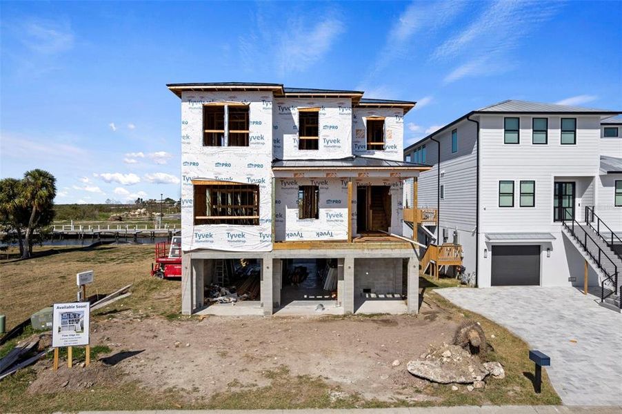 In-progress construction of a new home in , New Port Richey, FL (Image 8).