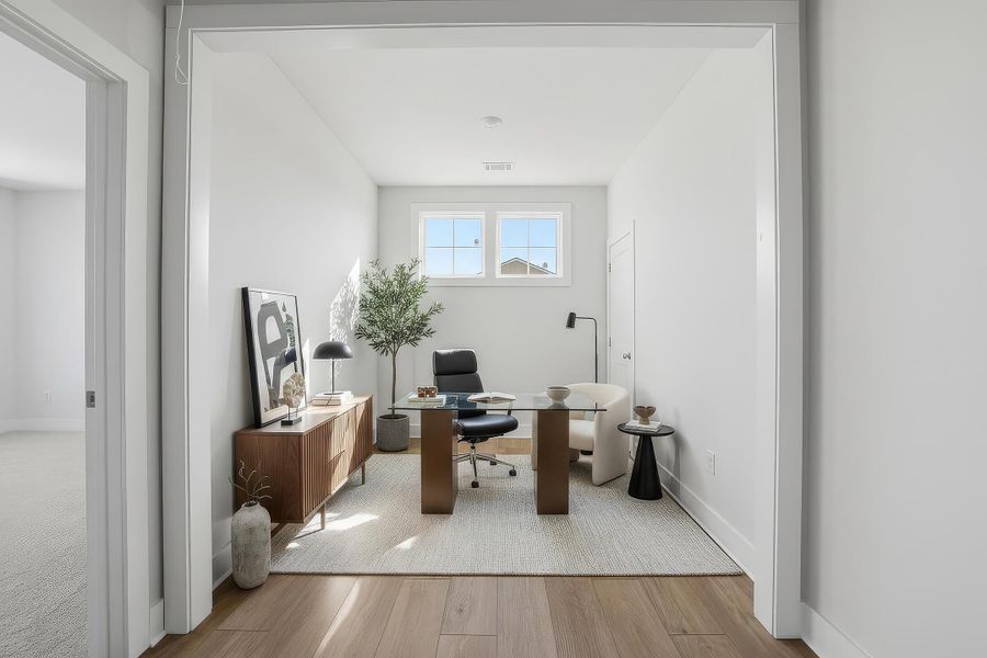 Furnished interior view inside a new home in Wildflower, Chattanooga (Image 7).
