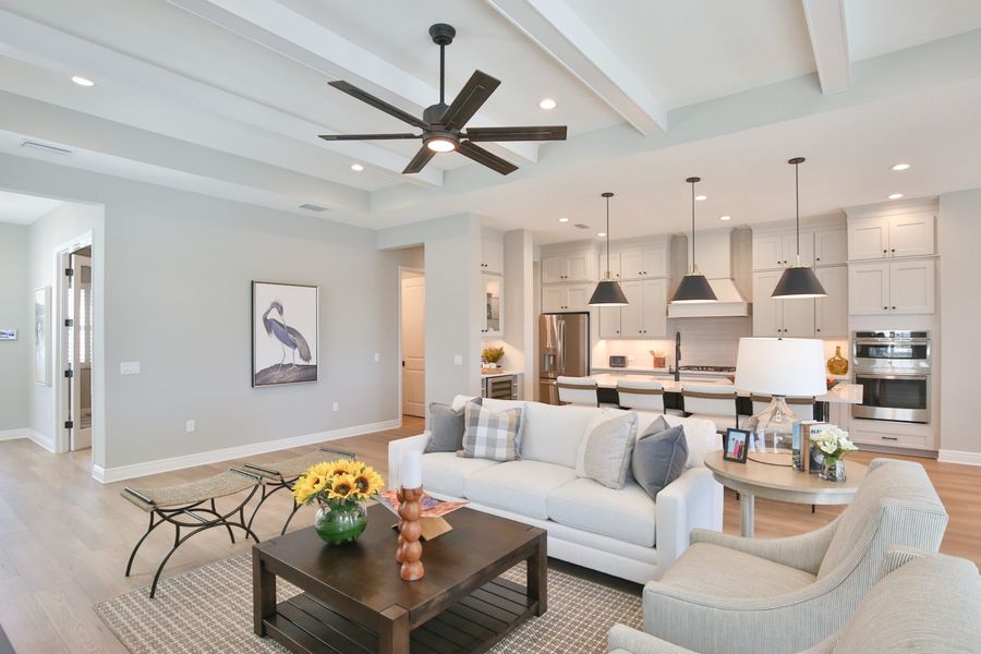 Furnished interior view inside a new home in Palm Grove, Lakewood Ranch (Image 8).