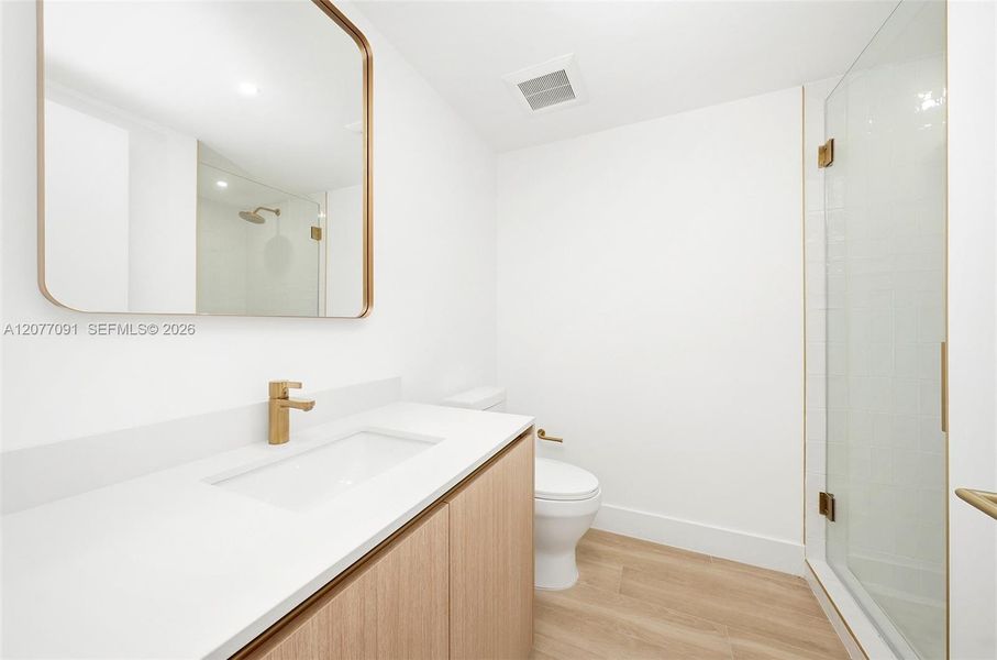Furnished interior view inside a new home in , Miami (Image 19).