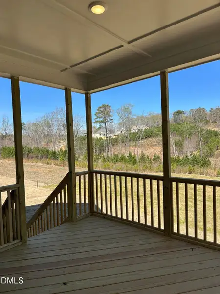 Exterior details and patio area of a home in The View, Durham (Image 3).