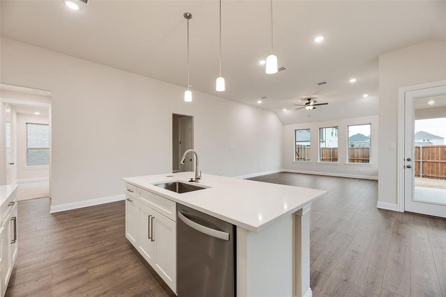 Furnished interior view inside a new home in Villages of Creekwood, Frisco (Image 5).