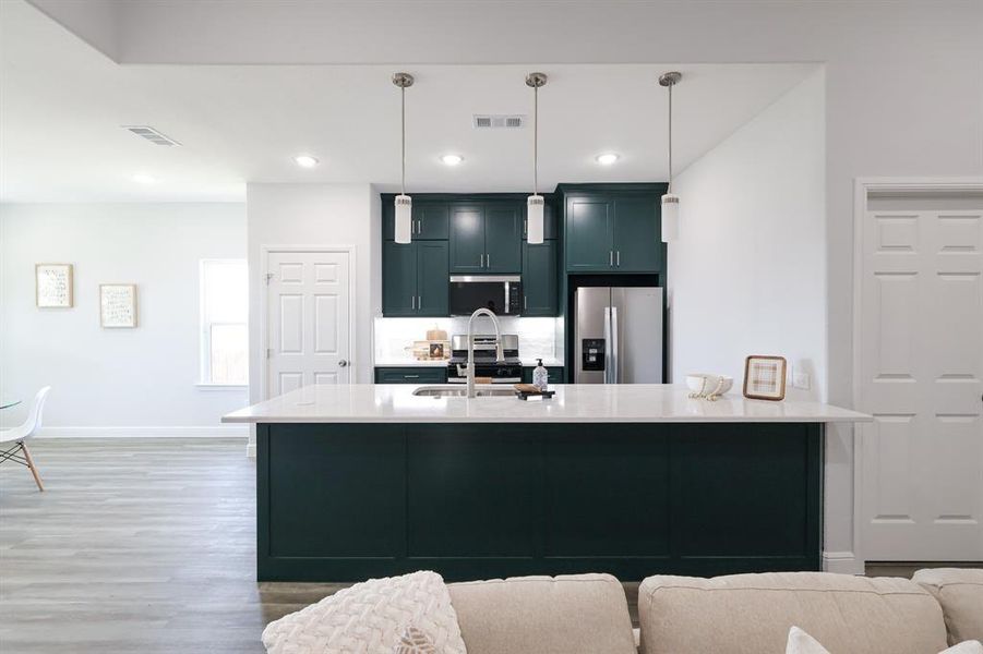Furnished interior view inside a new home in , Weatherford (Image 15). Furnished interior view inside a new home in , Weatherford (Image 15).