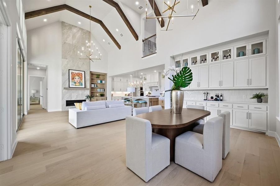 Furnished interior view inside a new home in StarView, Prosper (Image 27).