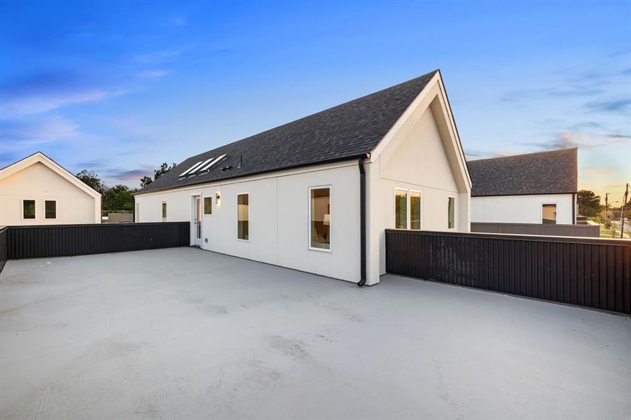 Exterior details and patio area of a home in , Dallas (Image 15). Exterior details and patio area of a home in , Dallas (Image 15).