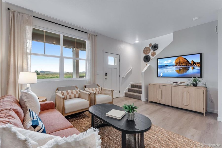Furnished interior view inside a new home in Vista Meadows, Fort Lupton (Image 22).