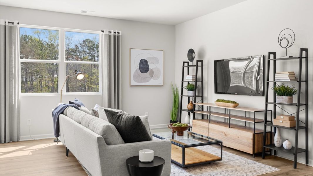 Representative furnished interior of a home built from the Salisbury by D.R. Horton in Carlton, Douglasville (Image 14).