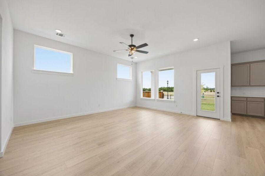 Spacious, unfurnished interior of a new home in Uptown Celina, Celina (Image 15). Spacious, unfurnished interior of a new home in Uptown Celina, Celina (Image 15).