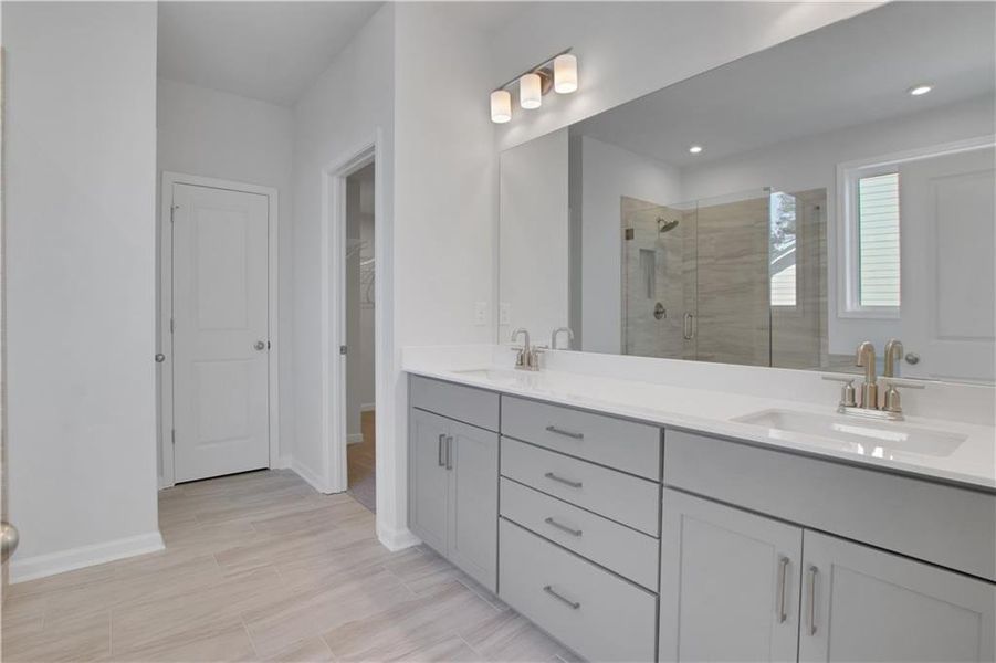 Furnished interior view inside a new home in , Powder Springs (Image 12).