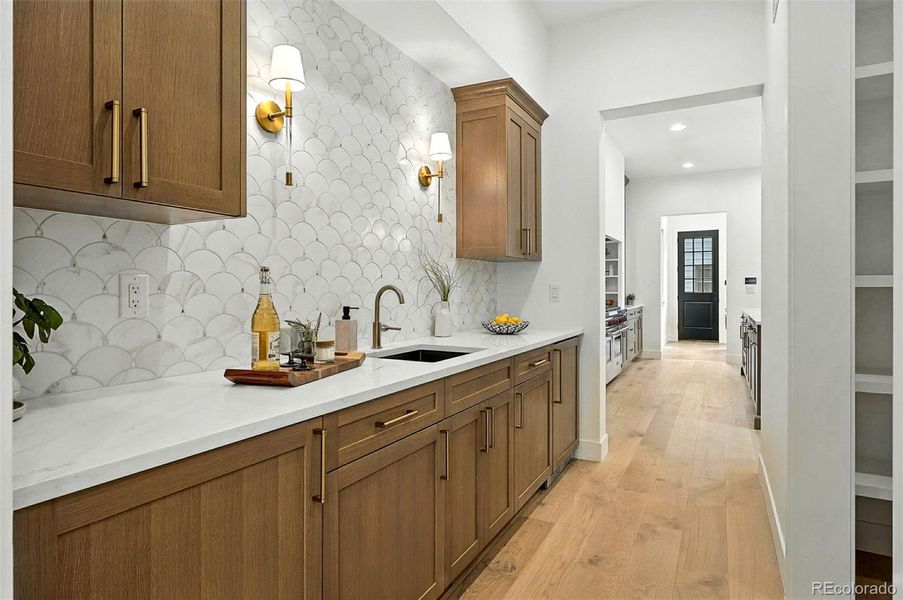 Furnished interior view inside a new home in , Denver (Image 9).