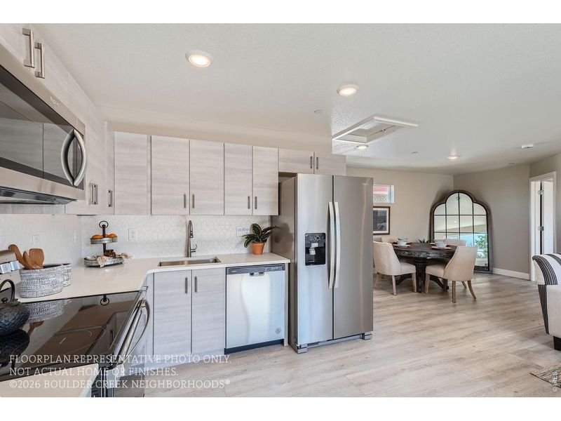 Furnished interior view inside a new home in , Boulder (Image 19).