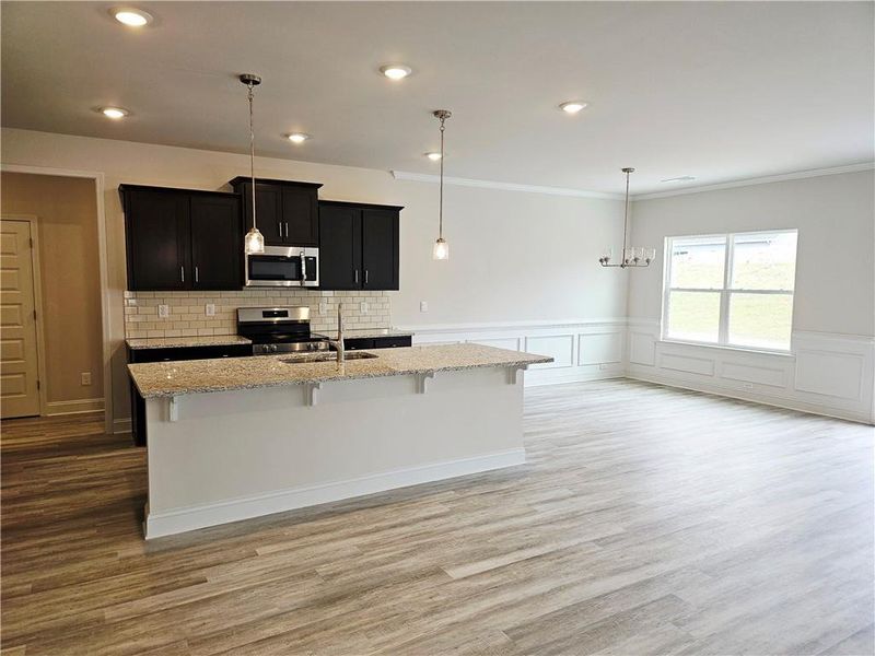 Furnished interior view inside a new home in Park Place, Bowdon (Image 4).