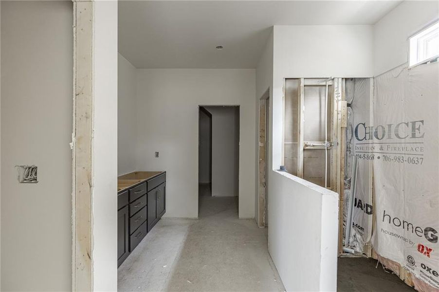 In-progress construction of a new home in , Buford, GA (Image 31).