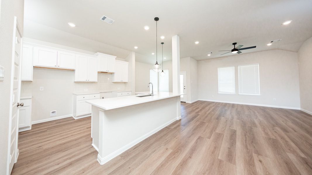 Kitchen to Family Room