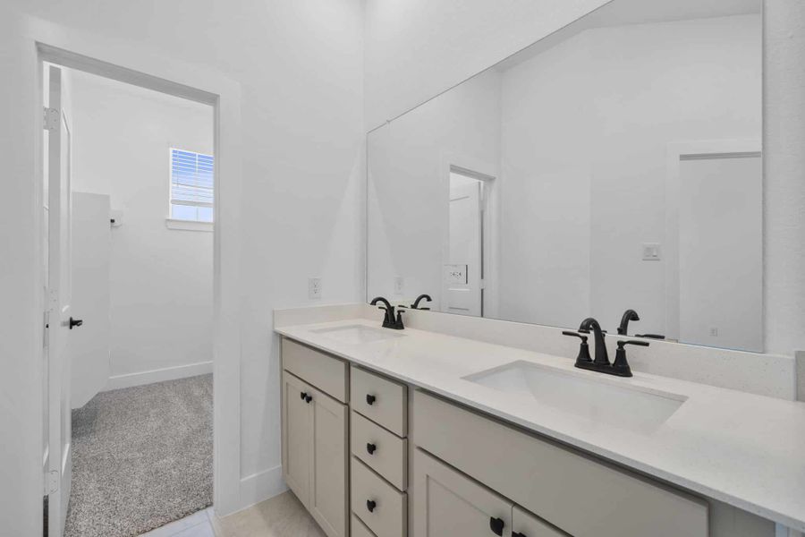 Furnished interior view inside a new home in Bridgeland, Cypress (Image 6). Furnished interior view inside a new home in Bridgeland, Cypress (Image 6).