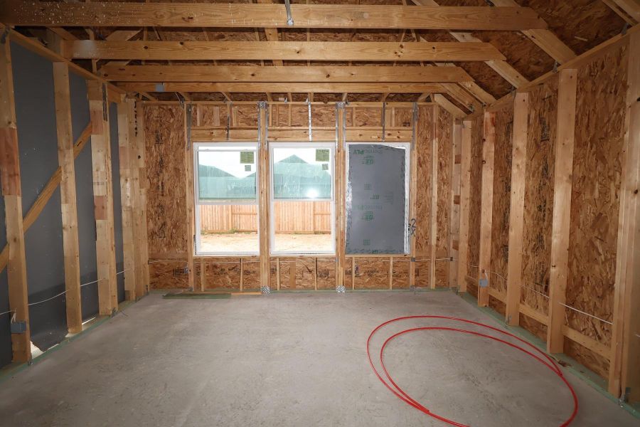In-progress construction of a new home in Jordan Ranch - Terrace Collection, Fulshear, TX (Image 7).