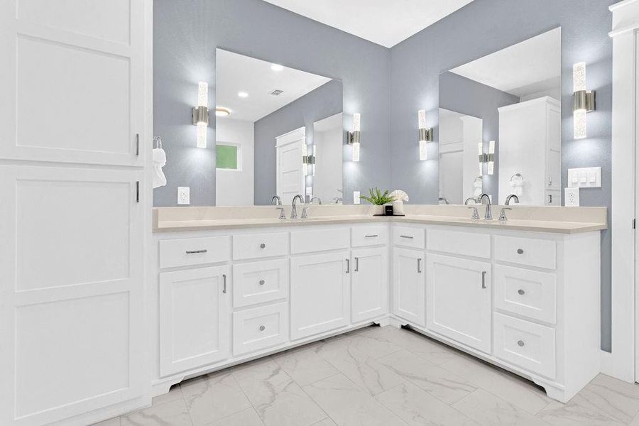 Furnished interior view inside a new home in , Hideaway (Image 32).