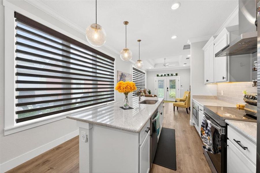 Furnished interior view inside a new home in , Oxford (Image 38).