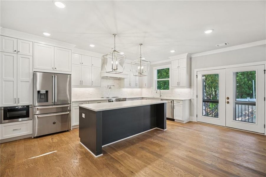 Furnished interior view inside a new home in , Roswell (Image 11). Furnished interior view inside a new home in , Roswell (Image 11).
