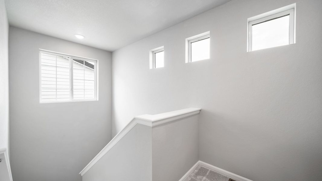Spacious, unfurnished interior of a new home in Reunion, Commerce City (Image 23). Spacious, unfurnished interior of a new home in Reunion, Commerce City (Image 23).