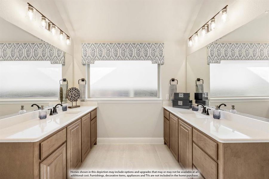 Furnished interior view inside a new home in Wildflower Ranch, Fort Worth (Image 19).