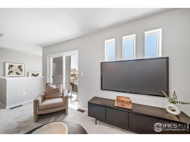 Furnished interior view inside a new home in , Johnstown (Image 19). Furnished interior view inside a new home in , Johnstown (Image 19).