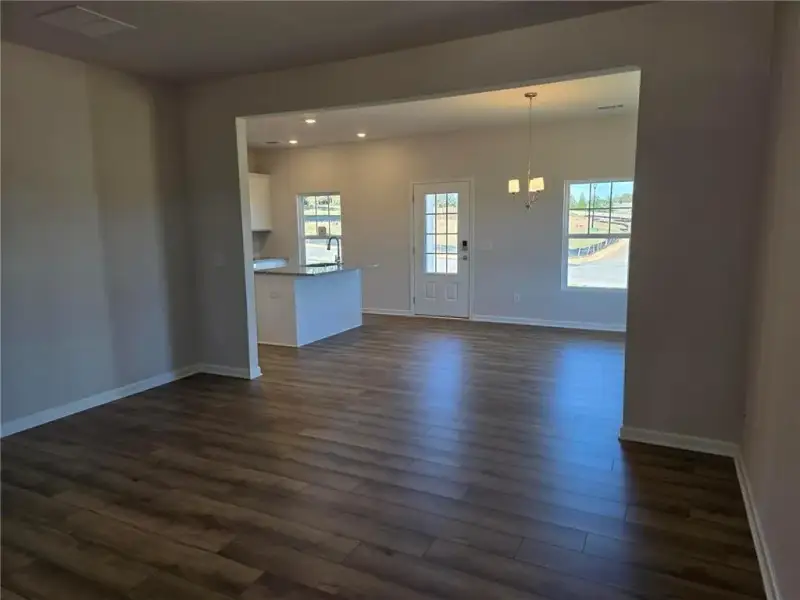 Spacious, unfurnished interior of a new home in Magnolia Trace, Flowery Branch (Image 9). Spacious, unfurnished interior of a new home in Magnolia Trace, Flowery Branch (Image 9).