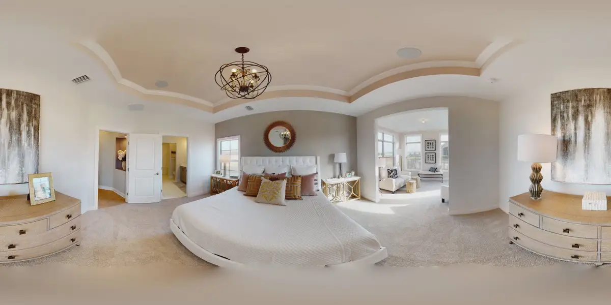 Representative furnished interior of a home built from the Palazzo by Epcon Communities in The Courtyards at Bailey Farms, Dacula (Image 40).
