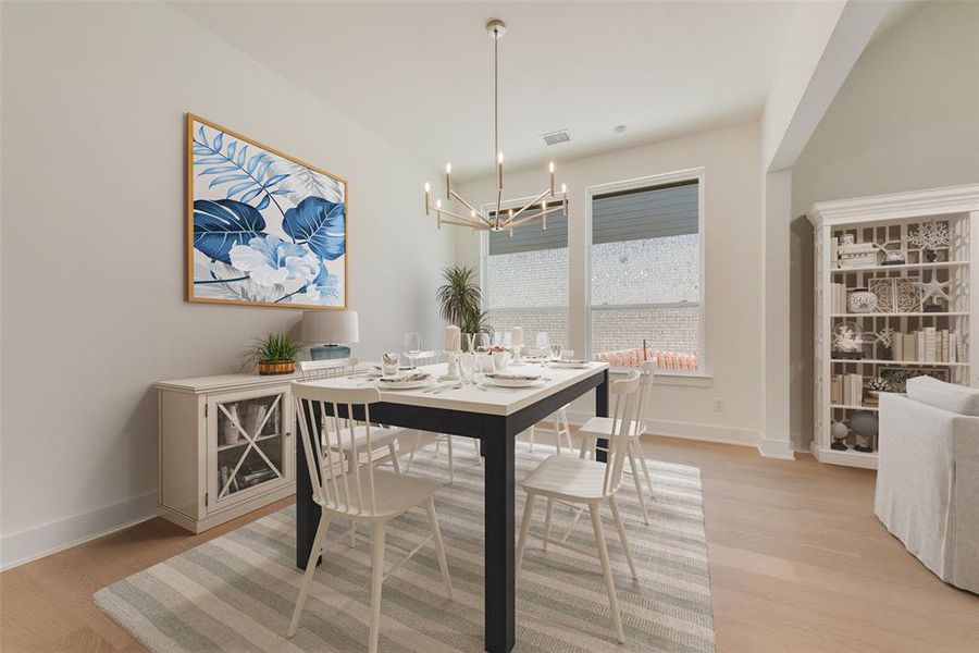 Furnished interior view inside a new home in Quail Hollow, Rockwall (Image 10).
