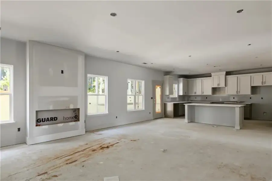 In-progress construction of a new home in , Lawrenceville, GA (Image 4).