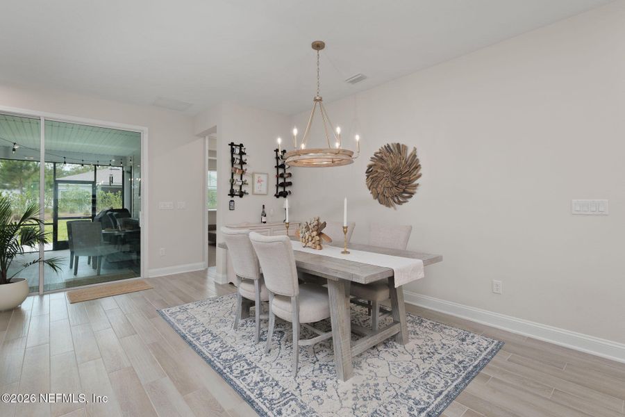 Furnished interior view inside a new home in RiverTown, St. Johns (Image 12).