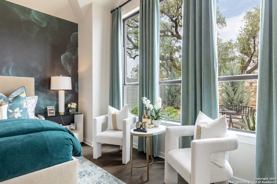 Furnished interior view inside a new home in Davis Ranch: 50ft. lots, San Antonio (Image 30).