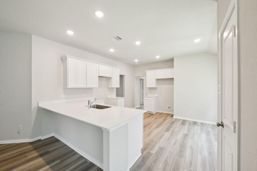 Furnished interior view inside a new home in Saint Tropez, Houston (Image 3). Furnished interior view inside a new home in Saint Tropez, Houston (Image 3).