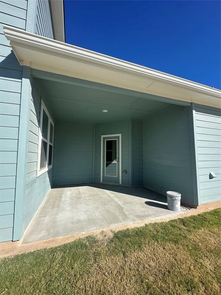 Rear Covered Patio