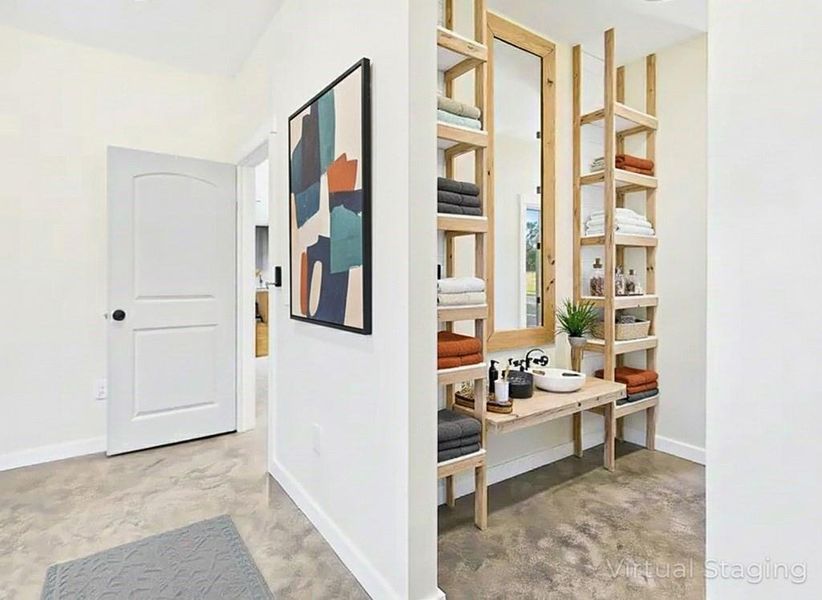 After Photo Corridor featuring baseboards