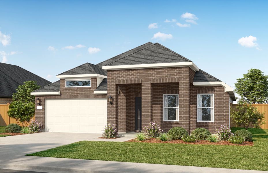 Representative exterior photo of a completed home built from the Charleston by Pulte Homes in Wellington, Fort Worth, TX (Image 7).
